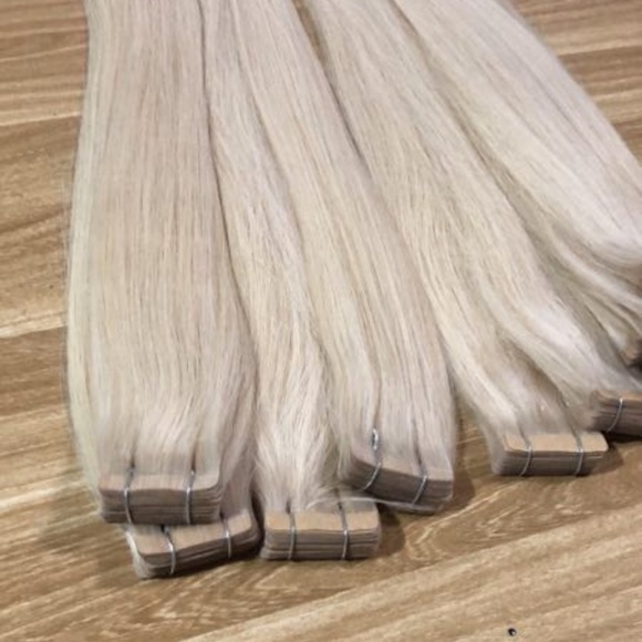 #6OA 18 inch Tape in human hair extensions